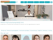 Tablet Screenshot of huisartssmit.zoetermeergezond.nl